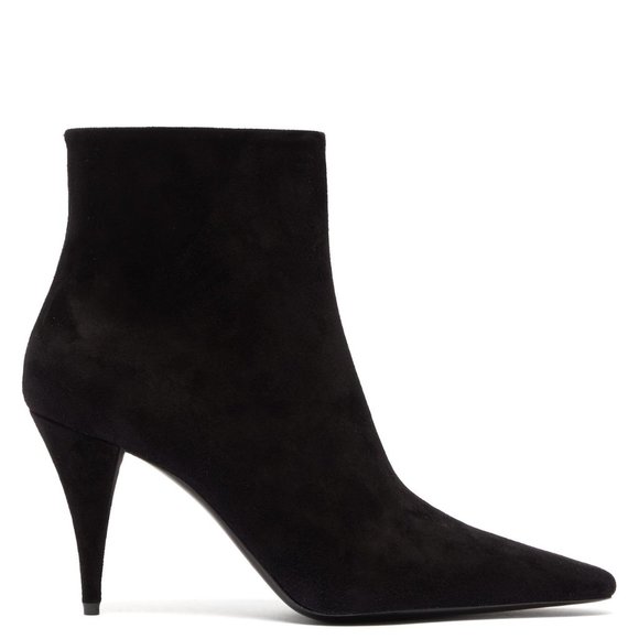 Saint Laurent NWT Authentic Kiki Suede Ankle Boots - Picture 10 of 14